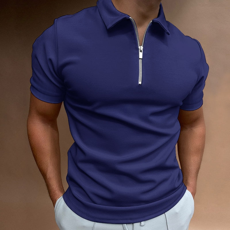 Cooper - Poloshirt mit Reißverschluss