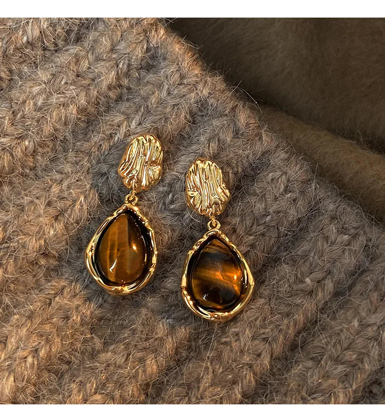 Micara - Tiger's Eye - Ohrringe