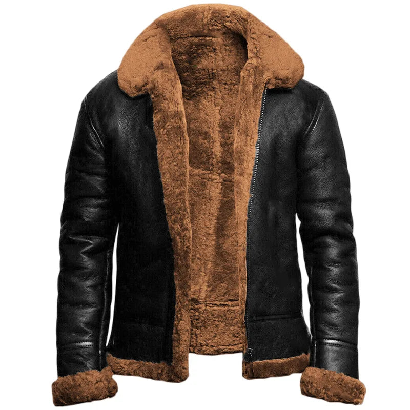 Porith | Leder Winterjacke