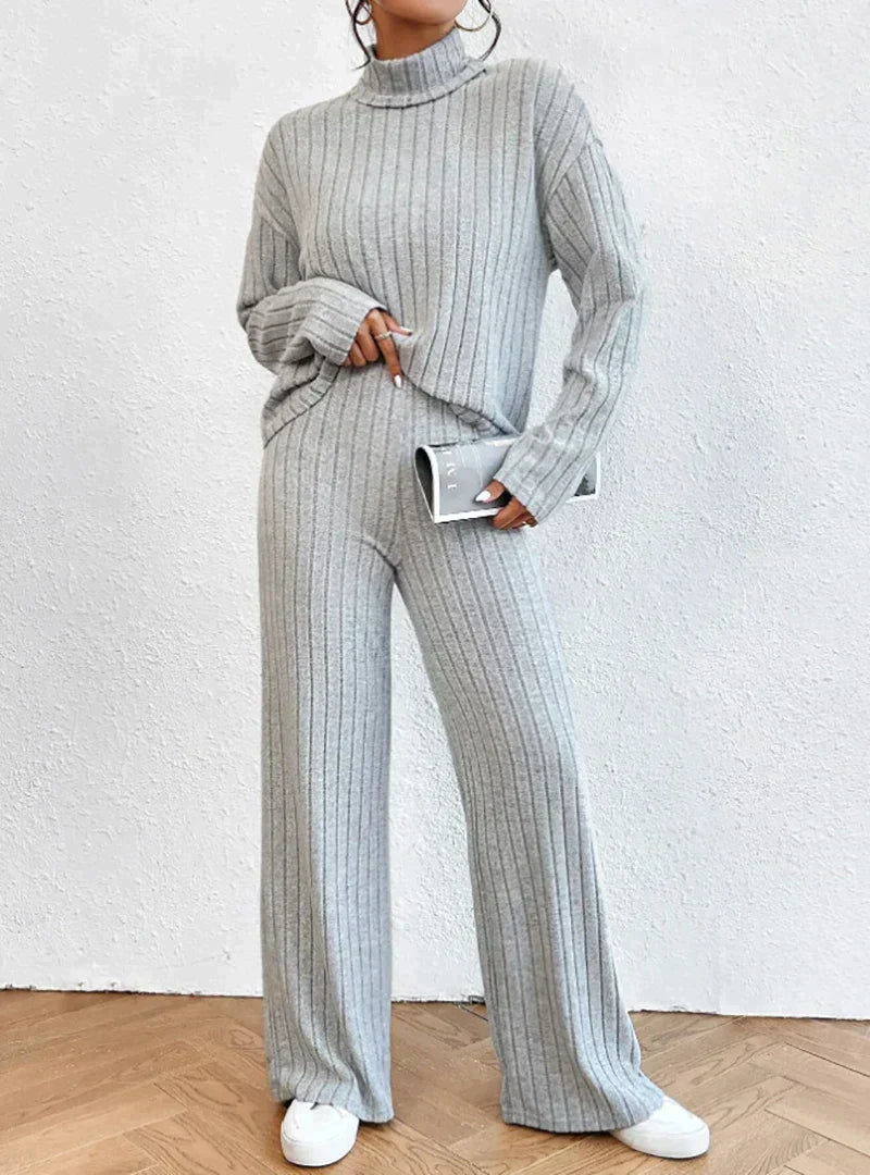 Helene - Strickhose - Rollkragenpullover