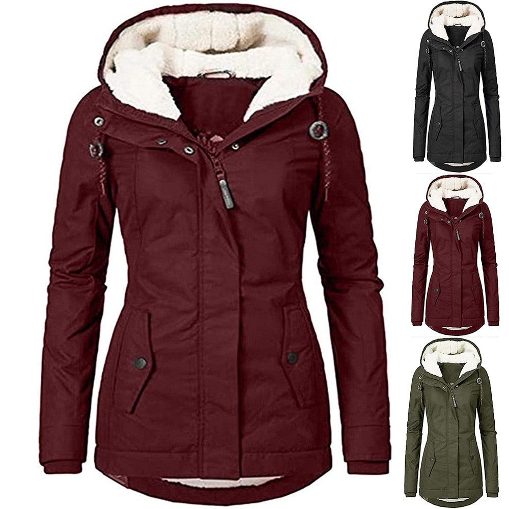 sophiea - warme winterjacke für damen