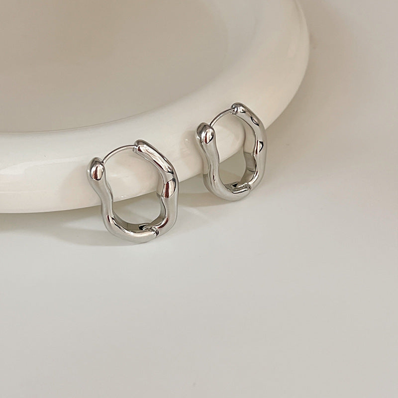 Micara - Wavy Hoops - Ohrringe