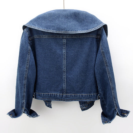 Yuliana | Koreanische kurze Denim-Jacke für Frauen