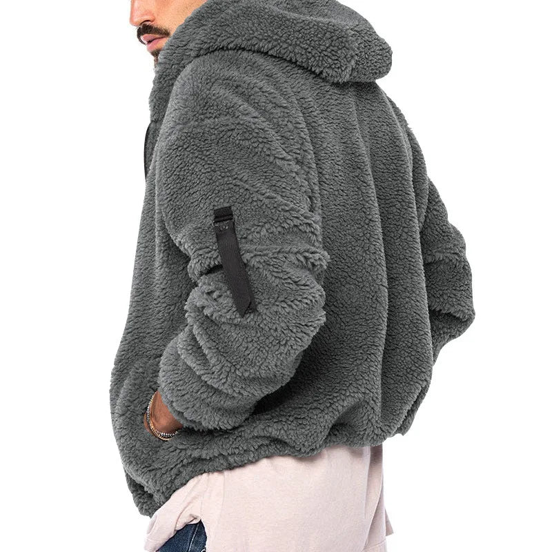 Aelwynne | Schwere Winterjacke aus Fleece und Kaschmir