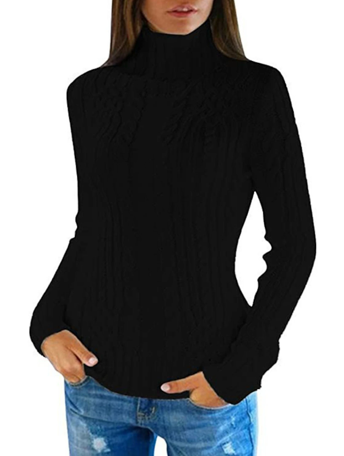 Zuzanna - Eleganter Damen-Rollkragenpullover