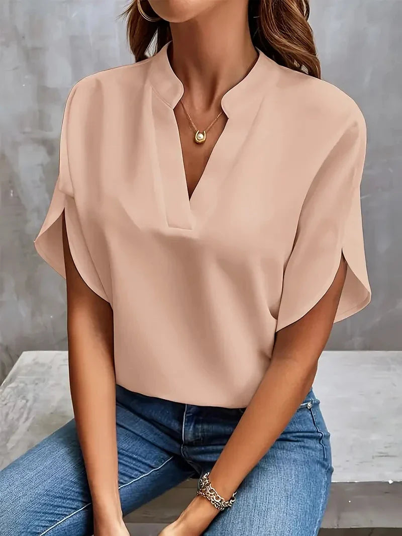 Ortrud | Luxuriöse Frauen Elegante Chiffonbluse