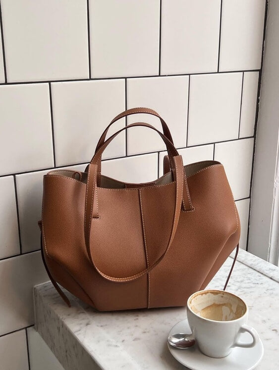 Bellachicha - Vintage Tote Bag damen | Geräumige Umhängetasche im Sale | Leder