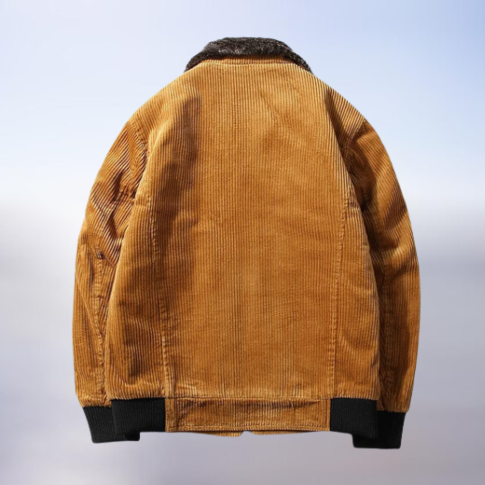 Yiestaya | Warm Winter-Fur Corduroy Jacket