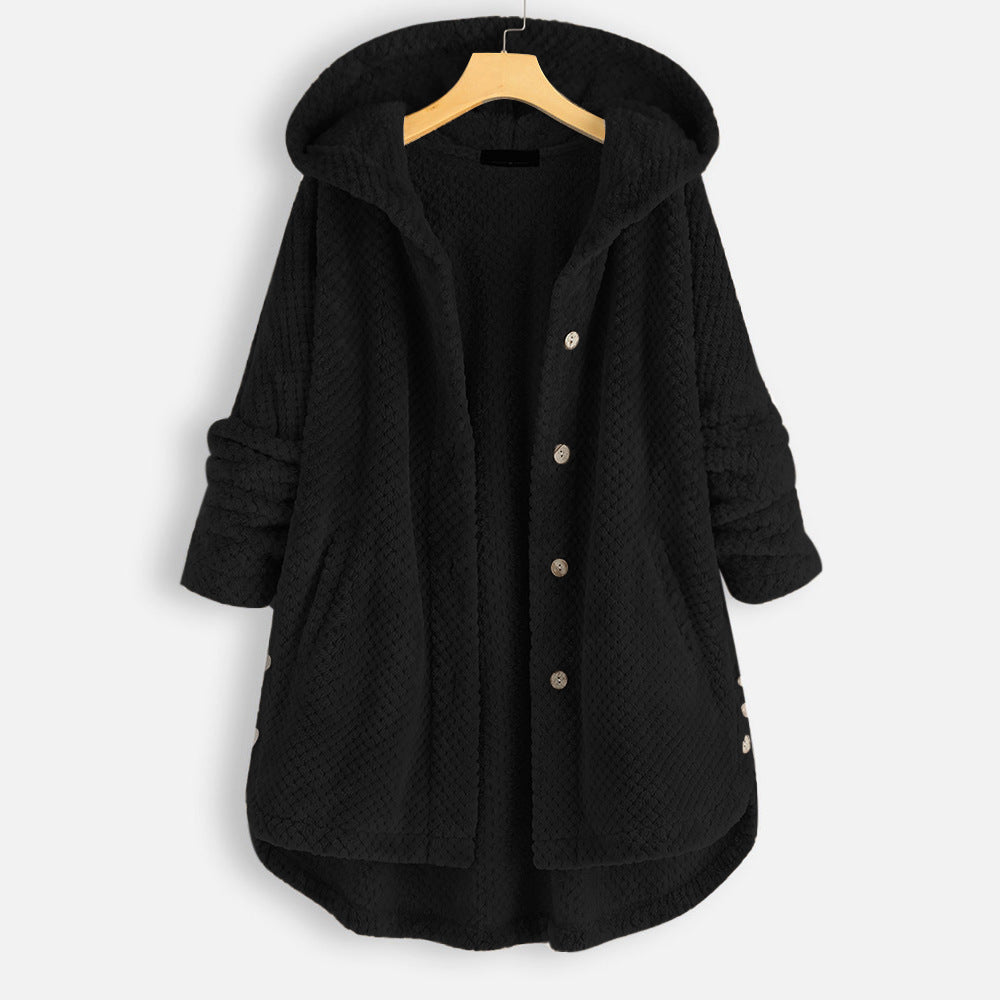 Veira | Winter Wendbare Fleece-Kapuzenjacke