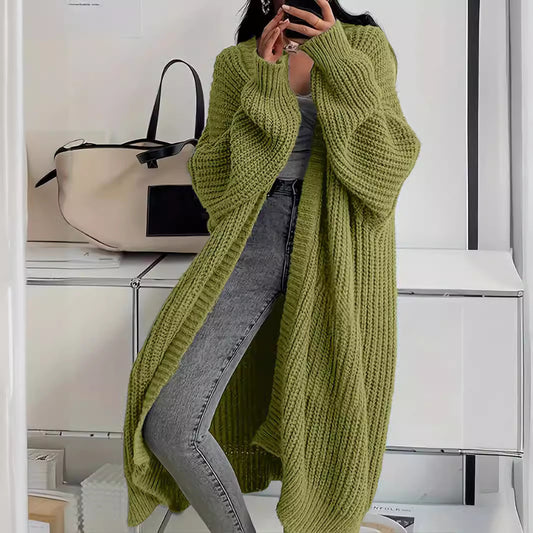 Serene - Einfarbiger Cardigan mit offener Front