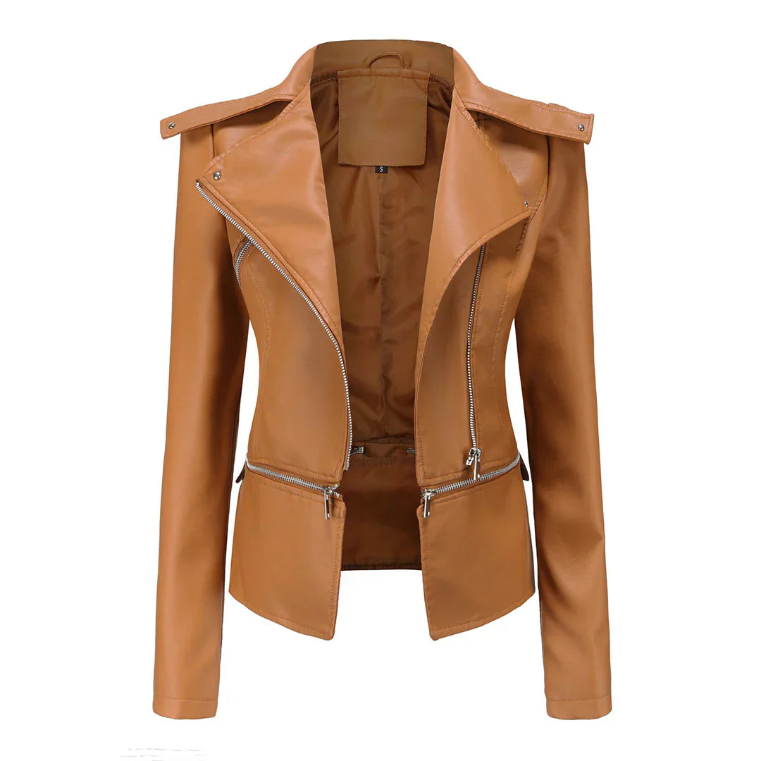 Stylische Lederjacke - Esra