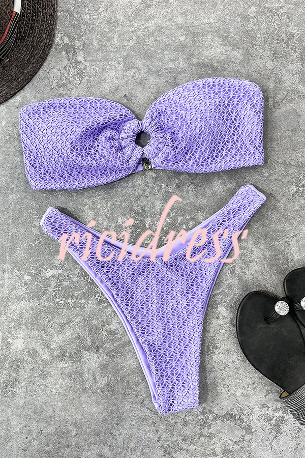 Bella Bandeau-Bikini mit Ringausschnitt