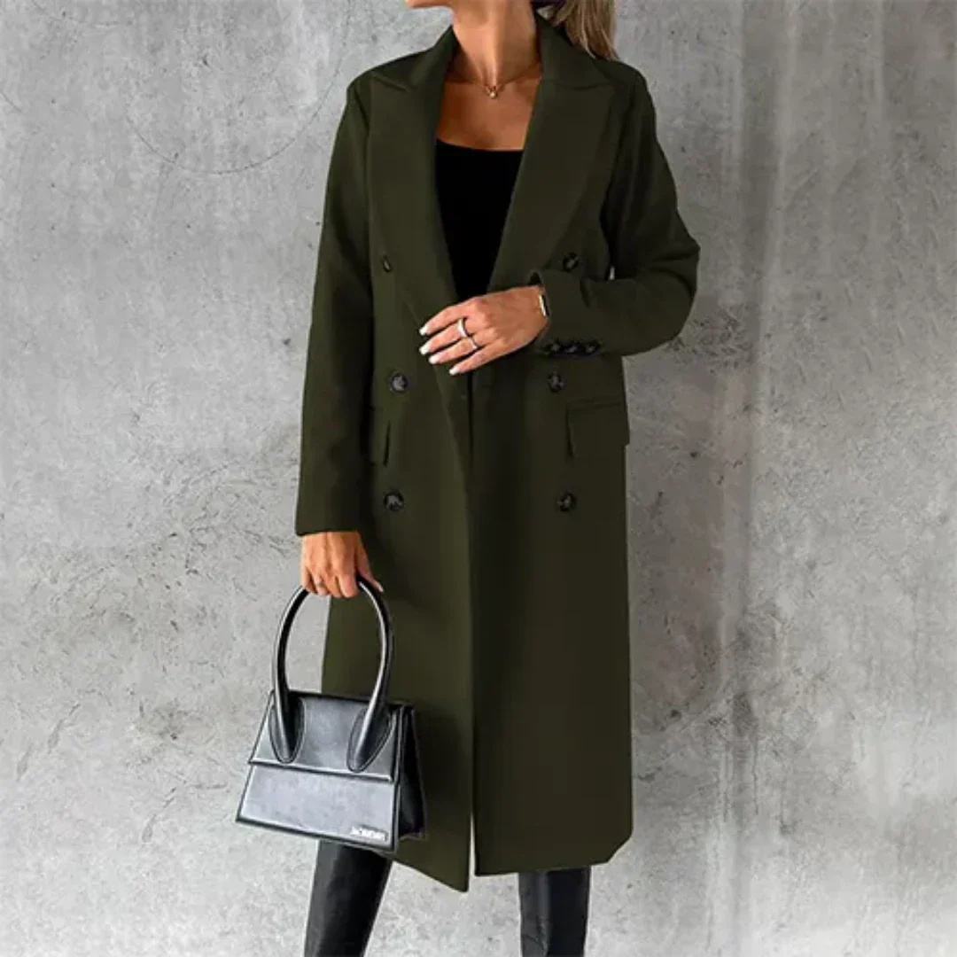 Tildarlin | Damen Warme Trench Mantel | Winter