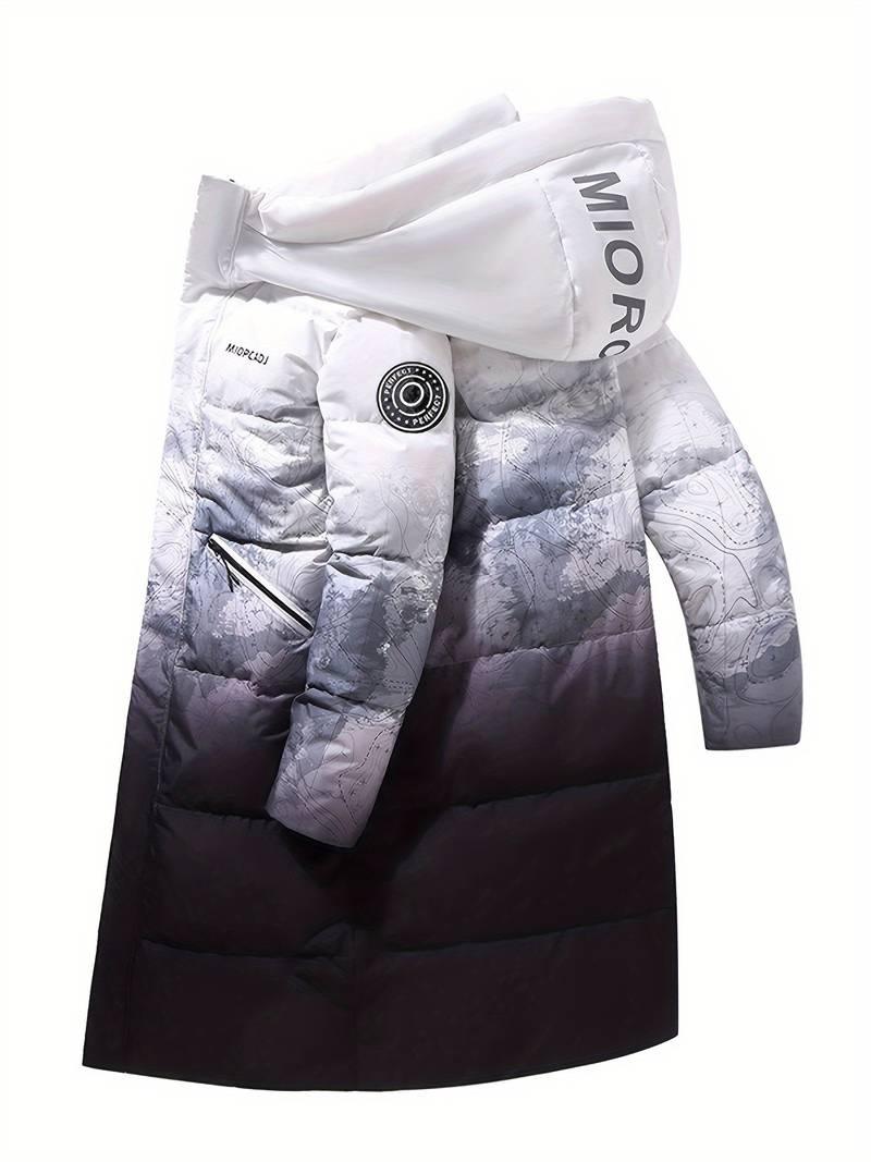 Adam – lange daunen-winterjacke für herren