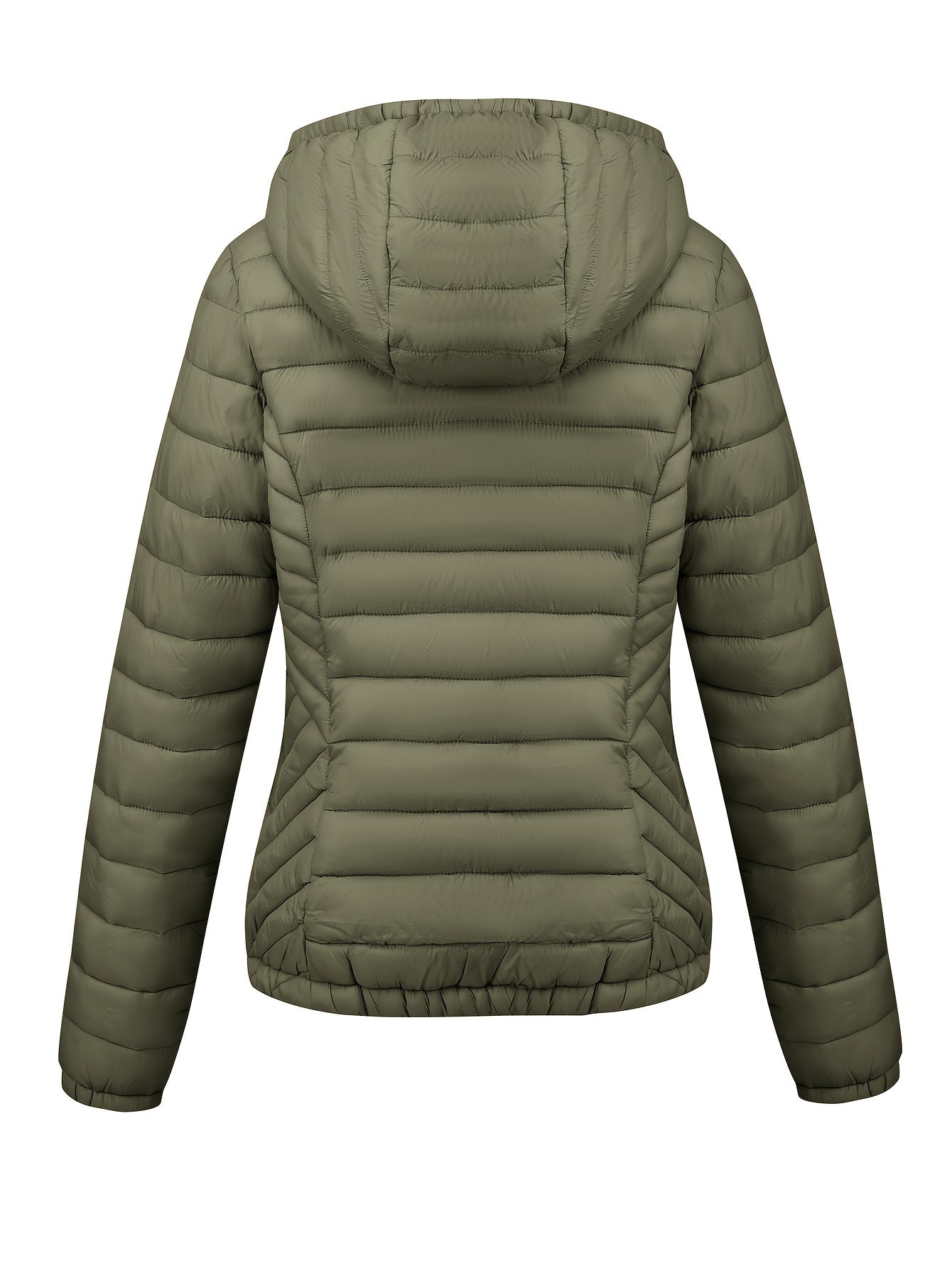 Wikran | Damen Zip-Up Hoodie Puffy Coat