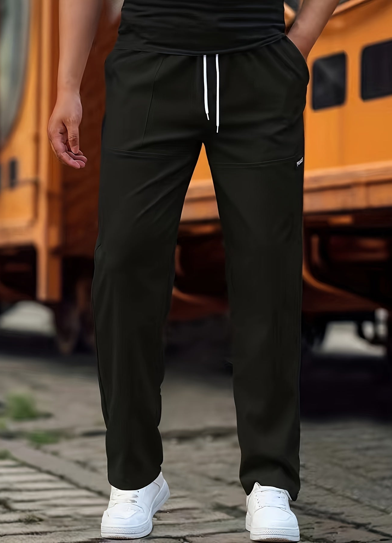 George | Herren Elegante Hose | Schwarz