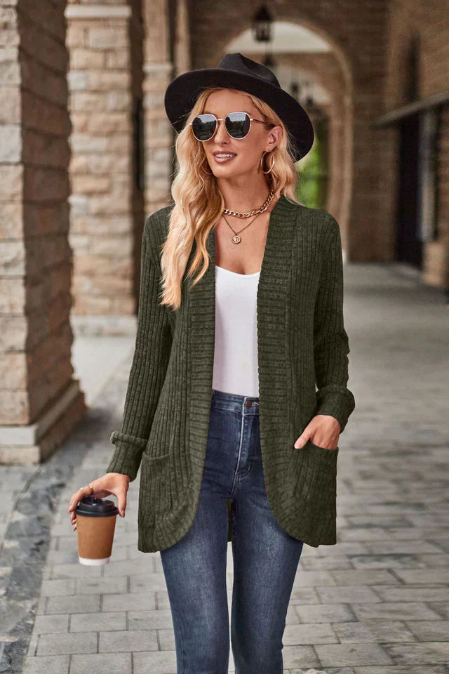 Nevin | Langärmelige Strickjacke