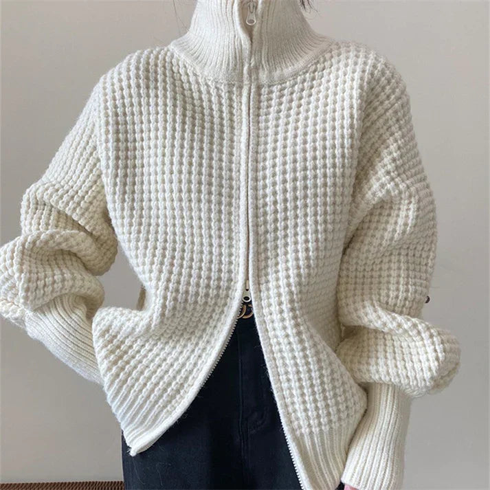 Vynliss | Strickjacke mit Reißverschluss