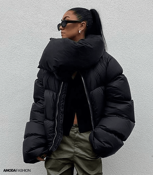 Kovlin | Oversized-Pufferjacke mit Rollkragen