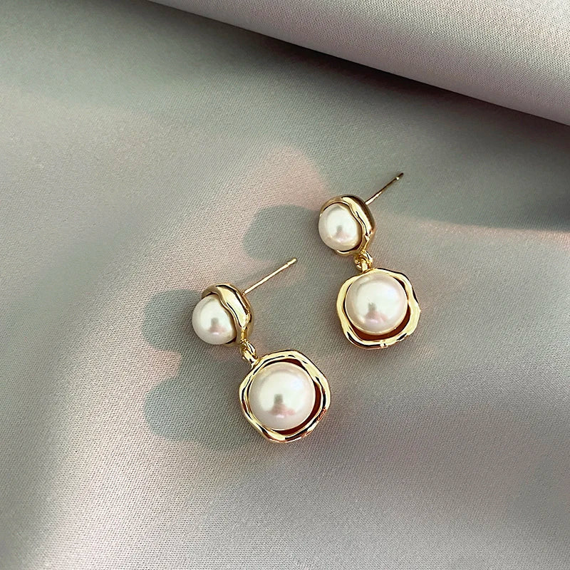 Micara - Pearl Clamp - Ohrringe