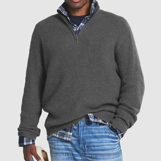 Cody - pullover business casual mit reißverschluss